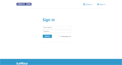 Desktop Screenshot of mail.cruise.com